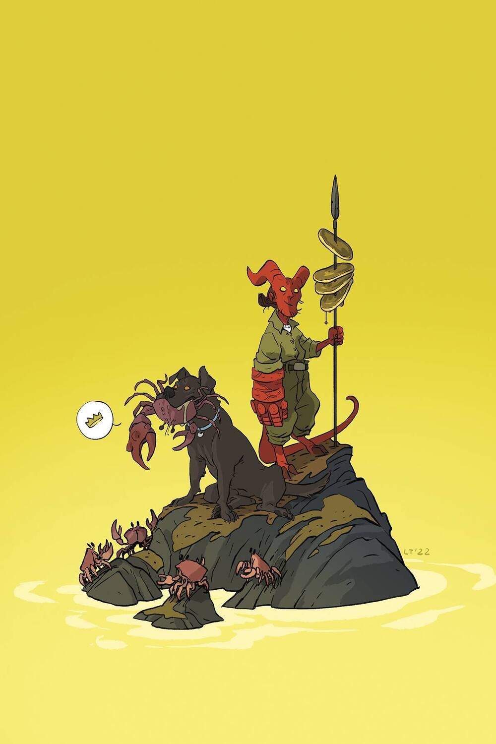 YOUNG HELLBOY ASSAULT ON CASTLE DEATH #4 CVR B