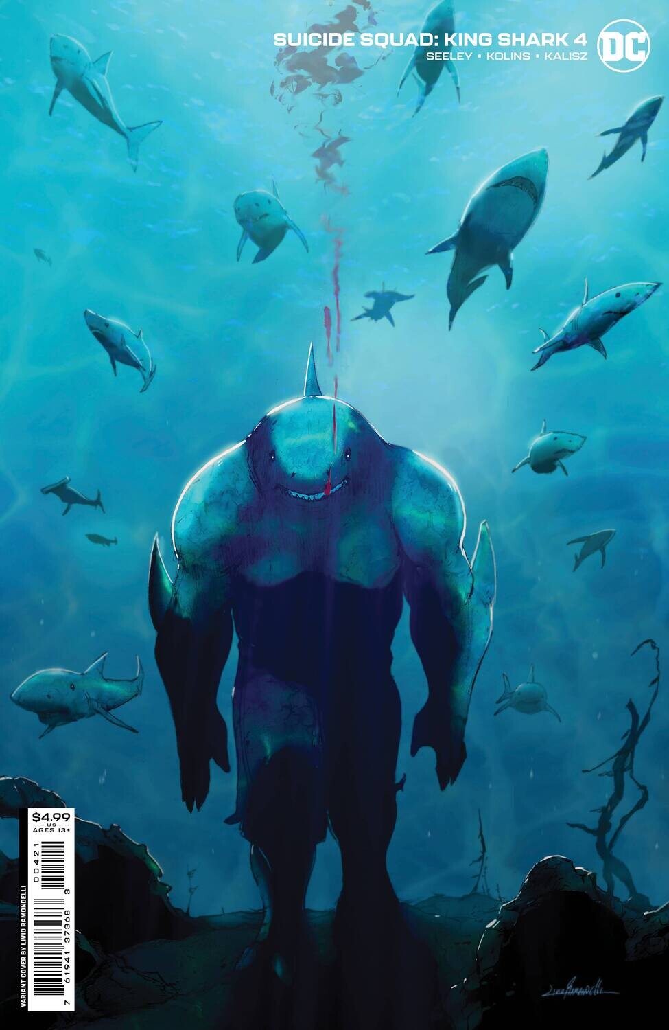 SUICIDE SQUAD KING SHARK #4 CVR B