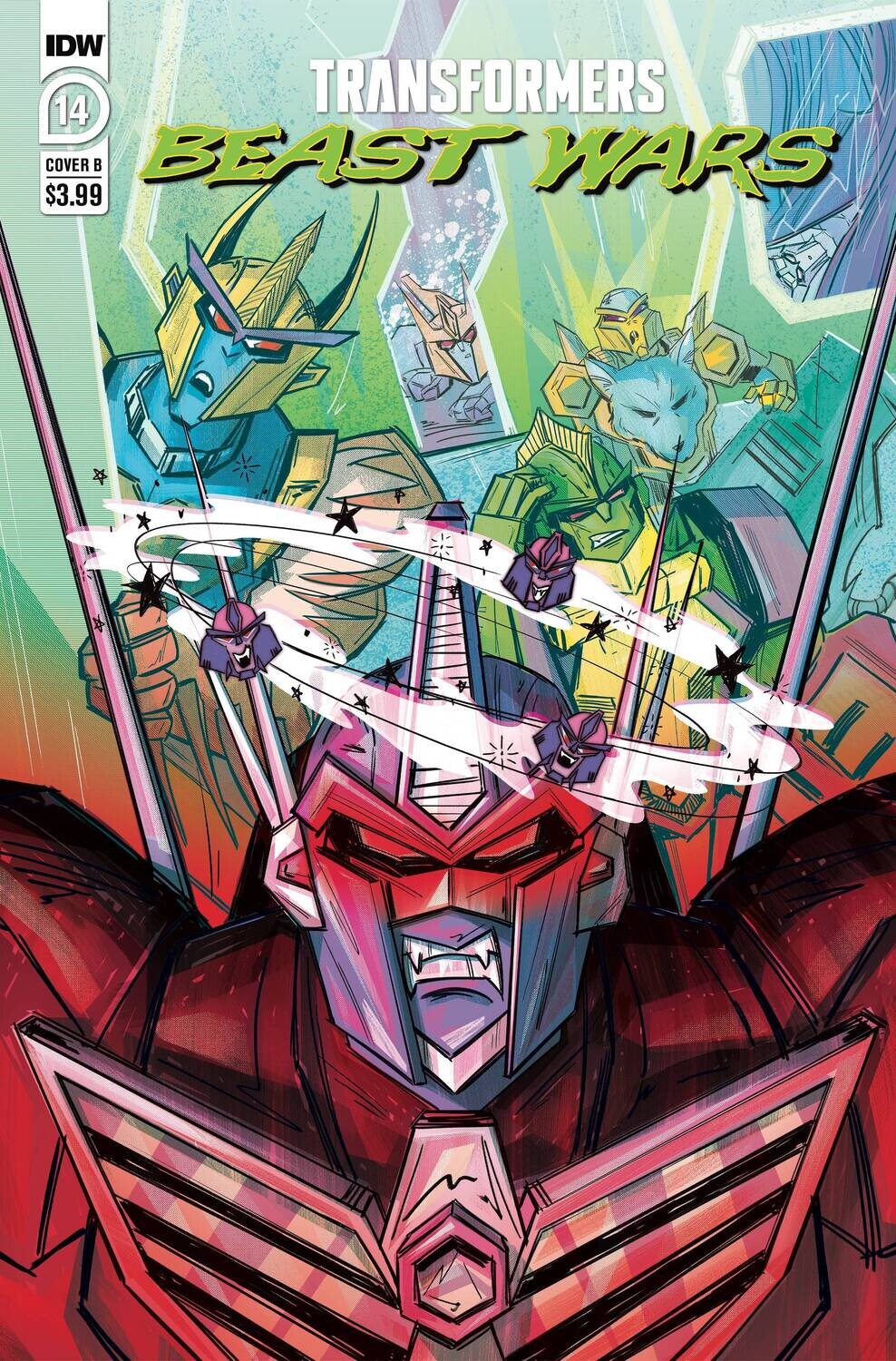 TRANSFORMERS BEAST WARS #14 CVR B