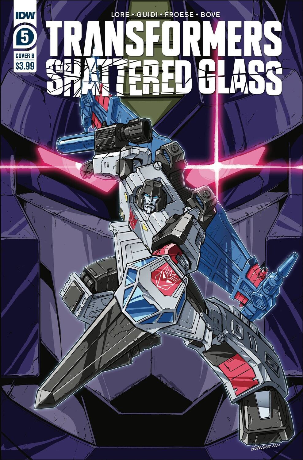 TRANSFORMERS SHATTERED GLASS #5 CVR B