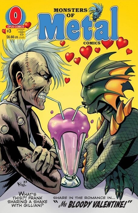MONSTERS METAL BLOODY VALENTINE ONE SHOT CVR B