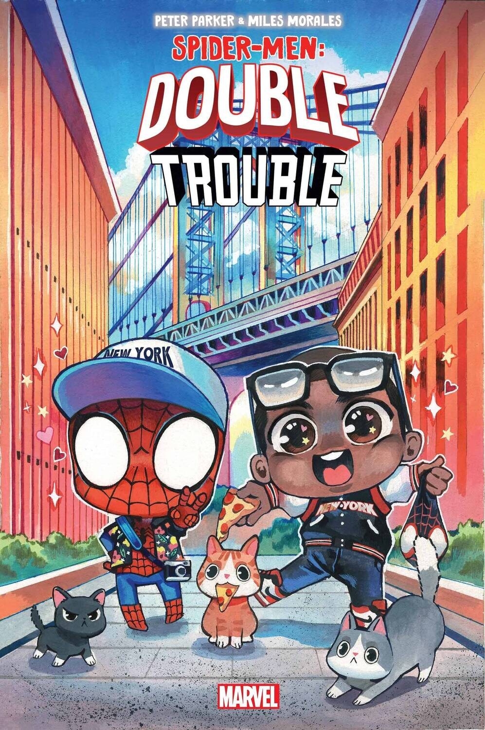 PETER PARKER &amp; MILES MORALES SPIDER-MEN DOUBLE TROUBLE #3 CVR B