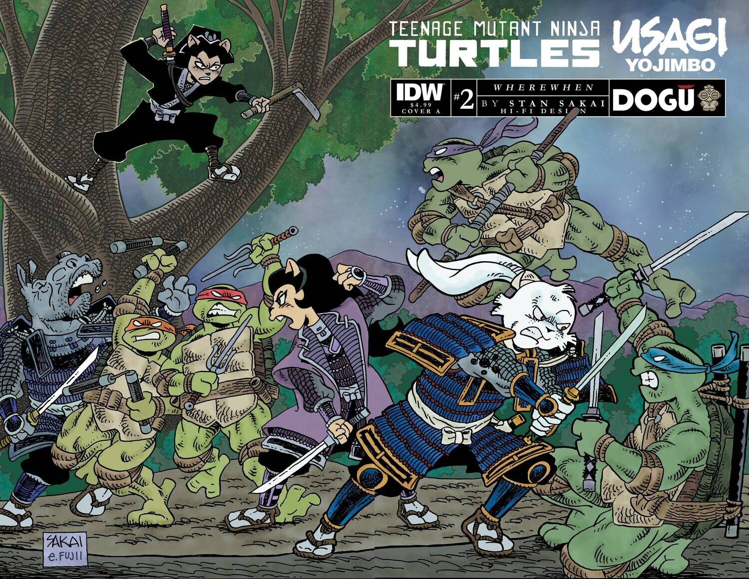 TMNT USAGI YOJIMBO WHEREWHEN #2