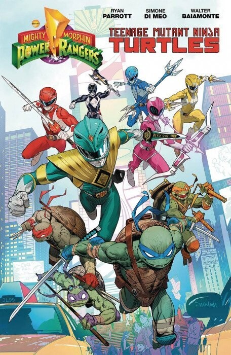 MIGHTY MORPHIN POWER RANGERS/TEENAGE MUTANT NINJA TURTLES TP