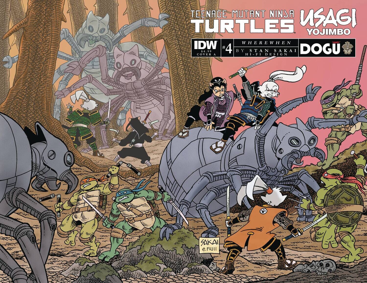 TMNT USAGI YOJIMBO WHEREWHEN #4