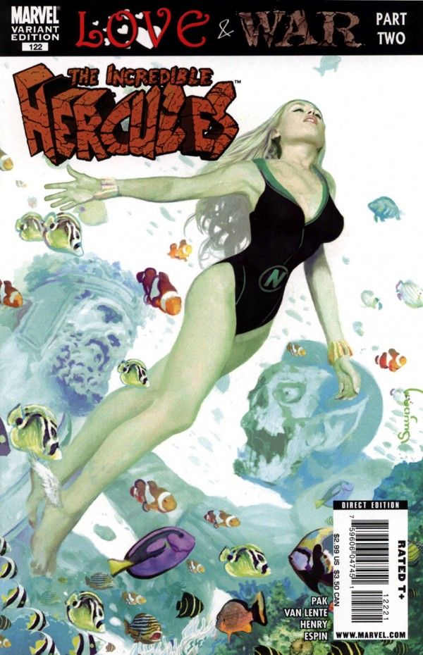 INCREDIBLE HERCULES (2008) #122 CVR B
