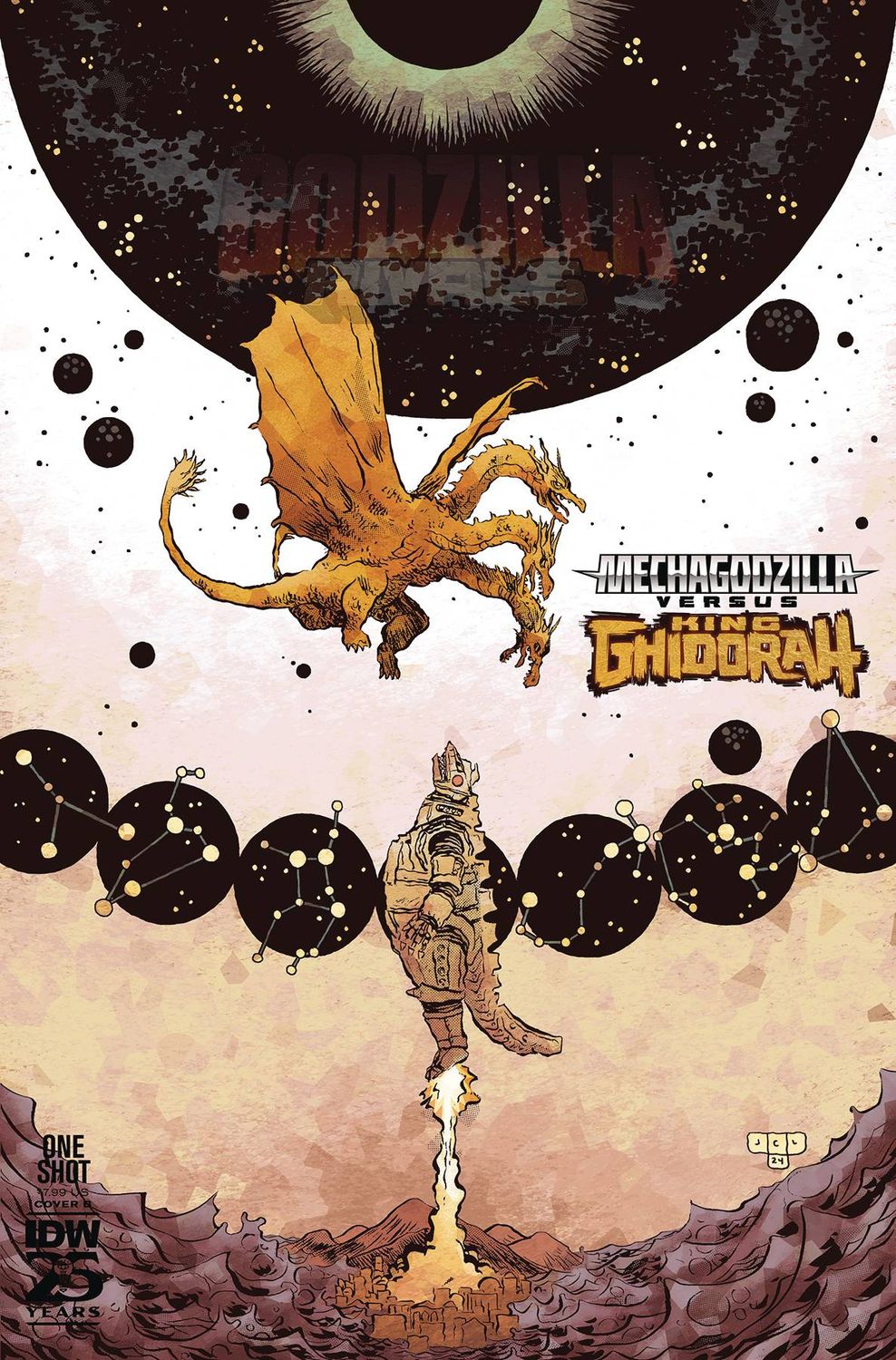 GODZILLA RIVALS MECHAGODZILLA VS KING GHIDORAH (2024) #1 CVR B