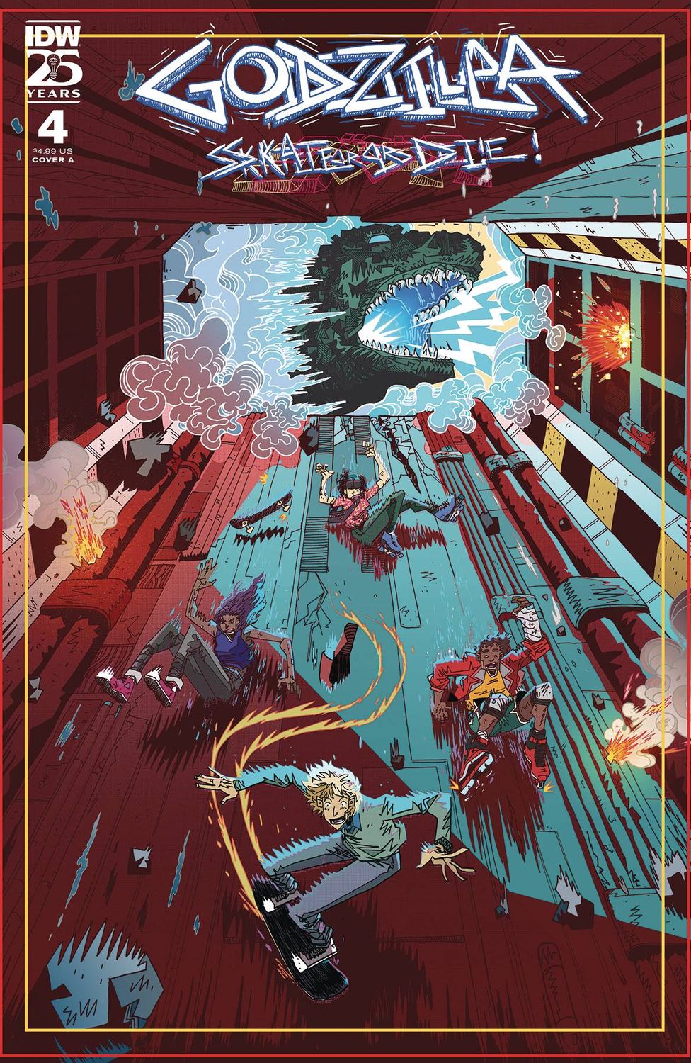 GODZILLA SKATE OR DIE (2024) #4