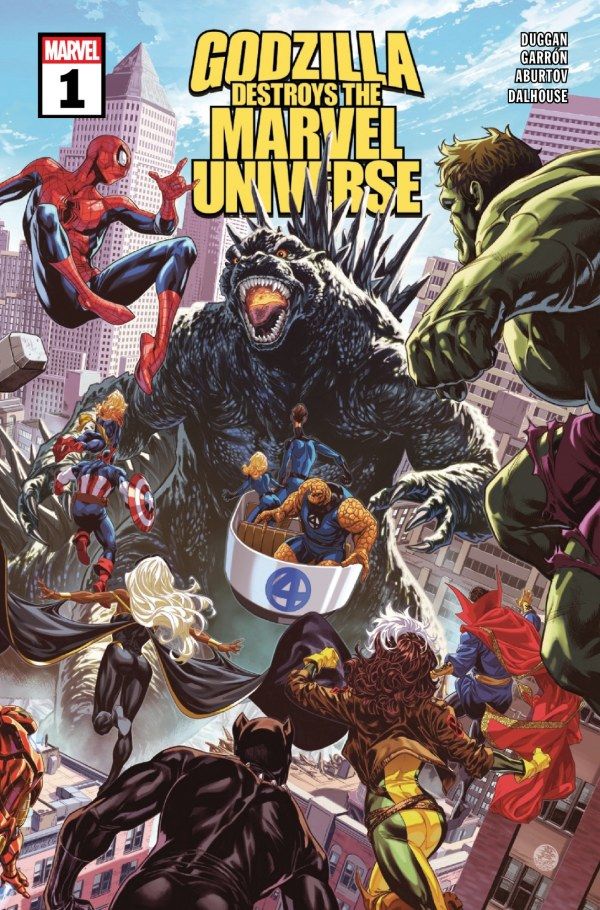 GODZILLA DESTROYS THE MARVEL UNIVERSE (2025) #1