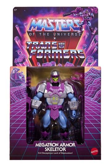 MASTERS OF THE UNIVERSE X TRANSFORMERS MEGATRON ARMOR SKELETOR