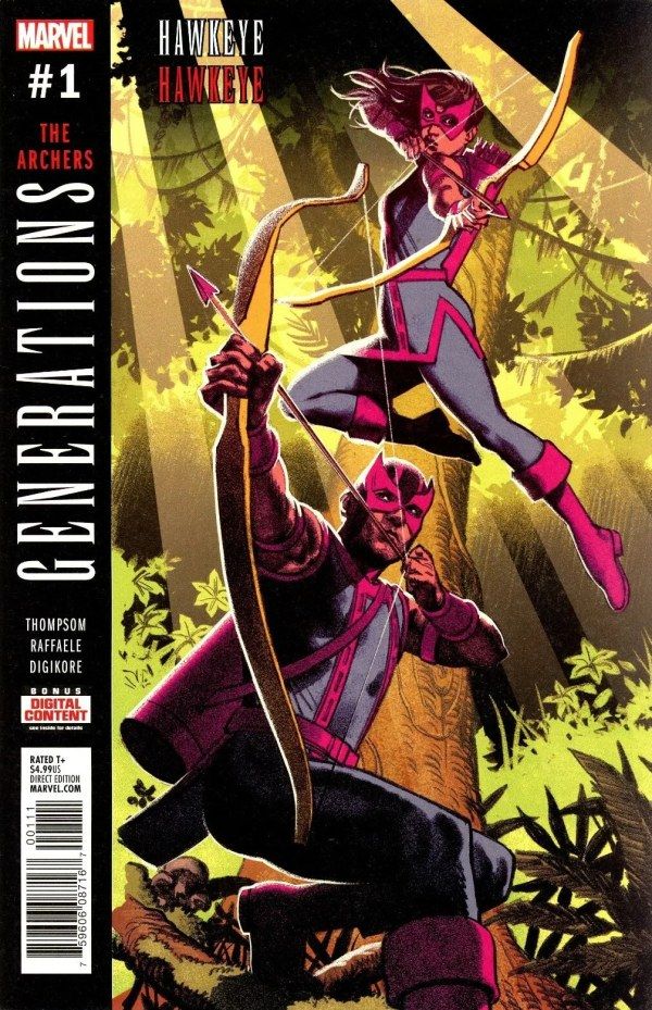 GENERATIONS HAWKEYE &amp; HAWKEYE (2017) #1