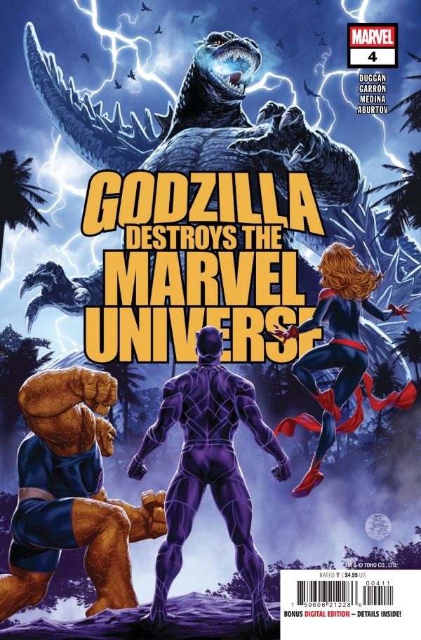 GODZILLA DESTROYS THE MARVEL UNIVERSE (2025) #4