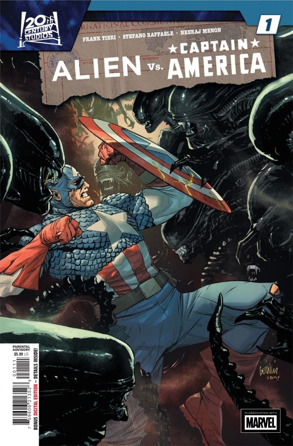 ALIEN VS CAPTAIN AMERICA (2025) #1