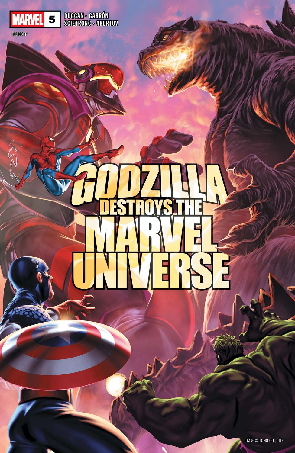 GODZILLA DESTROYS THE MARVEL UNIVERSE (2025) #5