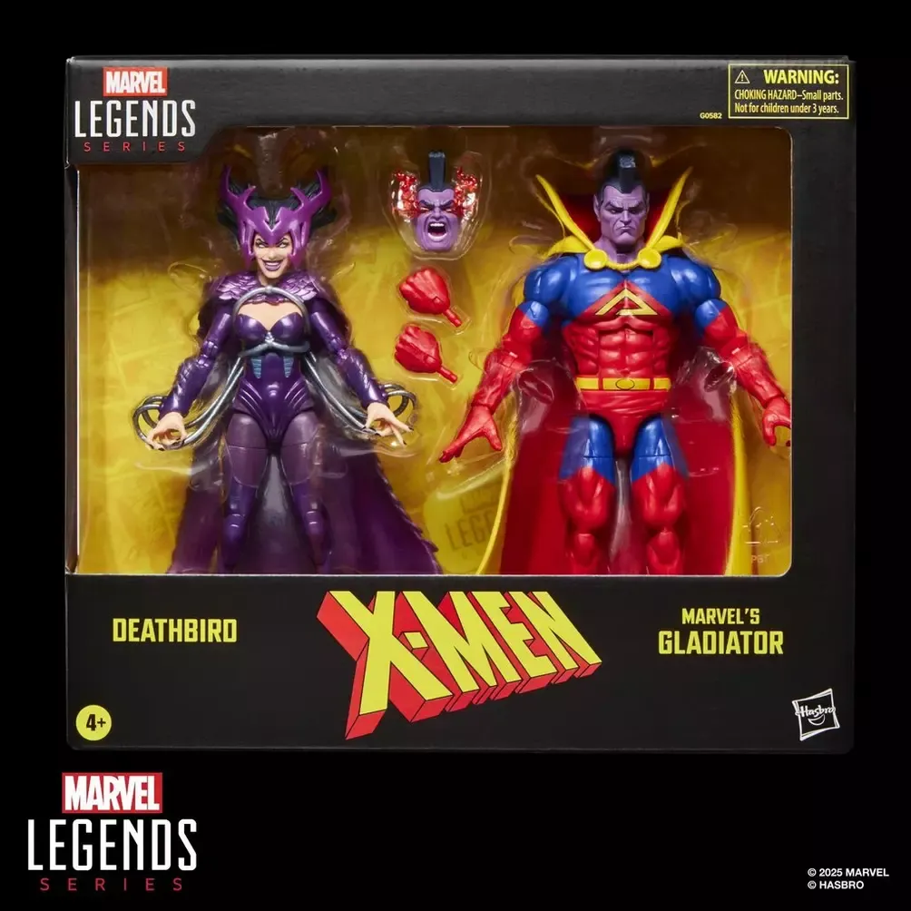 MARVEL LEGENDS DEATHBIRD AND MARVEL'S GLADIATOR