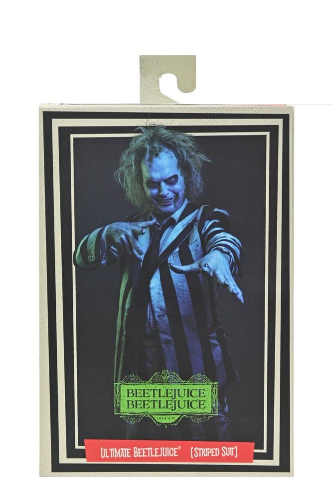 NECA BEETLEJUICE BEETLEJUICE ULTIMATE STRIPED SUIT BEETLEJUICE