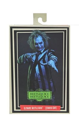 NECA BEETLEJUICE BEETLEJUICE ULTIMATE STRIPED SUIT BEETLEJUICE