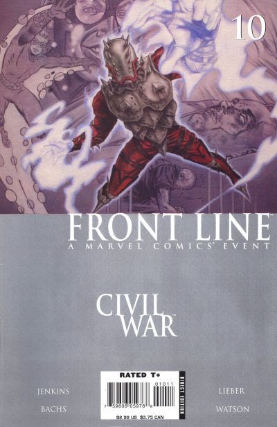 CIVIL WAR FRONT LINE (2007) #10