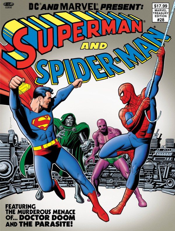 DC AND MARVEL PRESENT SUPERMAN AND SPIDER-MAN TREASURY EDITION (2026) #1 CVR B