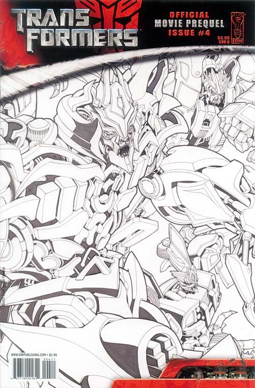 TRANSFORMERS MOVIE PREQUEL (2007) #4 CVR B