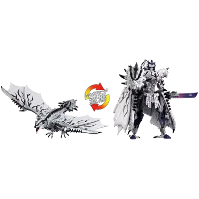 TRANSFORMERS TAKARA TOMY MONSTER HUNTER SILVER RATHALOS PRIME