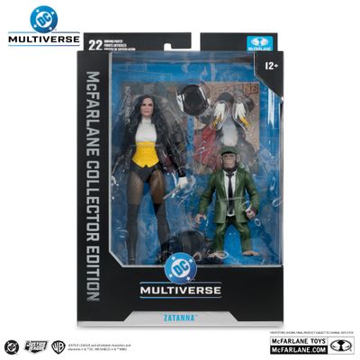 MCFARLANE DC MULTIVERSE ZATANNA WITH DETECTIVE CHIMP
