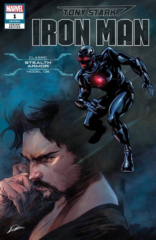 TONY STARK IRON MAN (2018) #1 CVR T