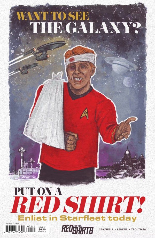STAR TREK RED SHIRTS (2025) #1 CVR B