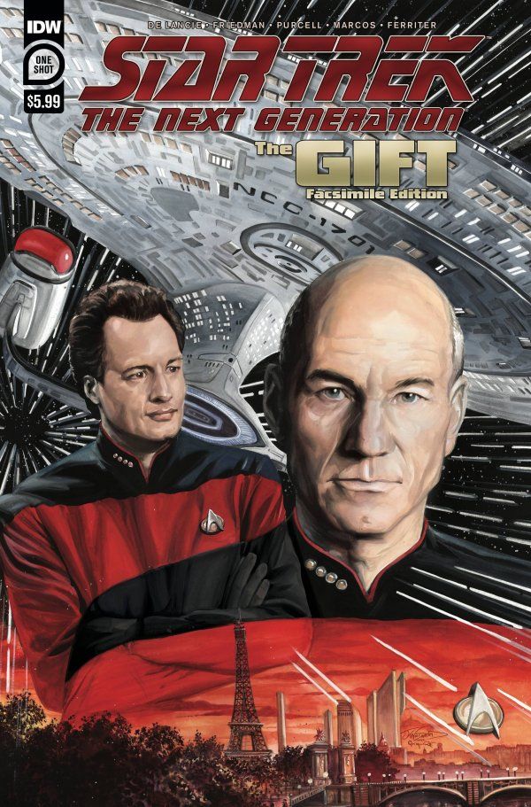 STAR TREK THE NEXT GENERATION THE GIFT (2021) #1 FACSIMILE EDITION