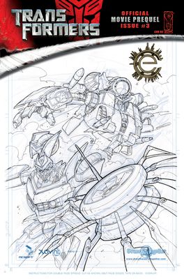 TRANSFORMERS MOVIE PREQUEL (2007) #3 CVR D