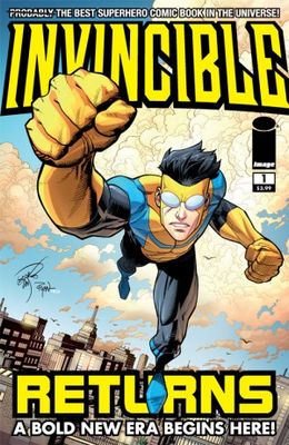 INVINCIBLE RETURNS (2026) #1 FACSIMILE CVR B
