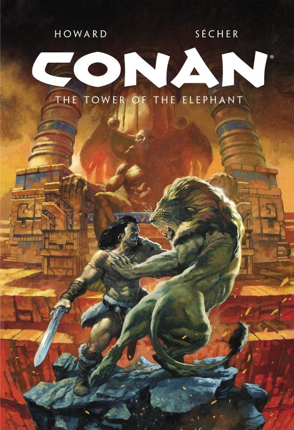CONAN ILLUSTRATED THE TOWER OF THE ELEPHANT HC
