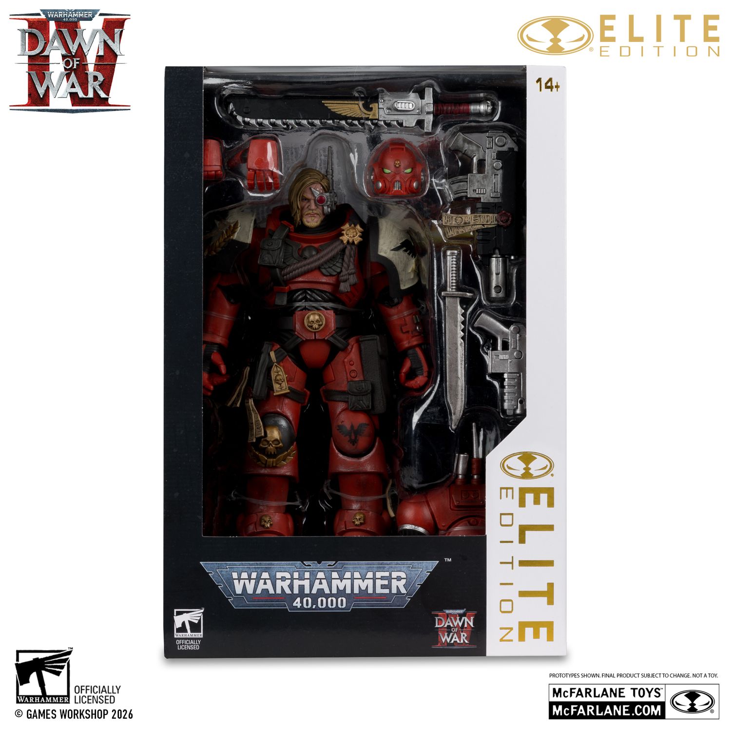 MCFARLANE WARHAMMER 40K CAPTAIN CYRUS (DAWN OF WAR 4)