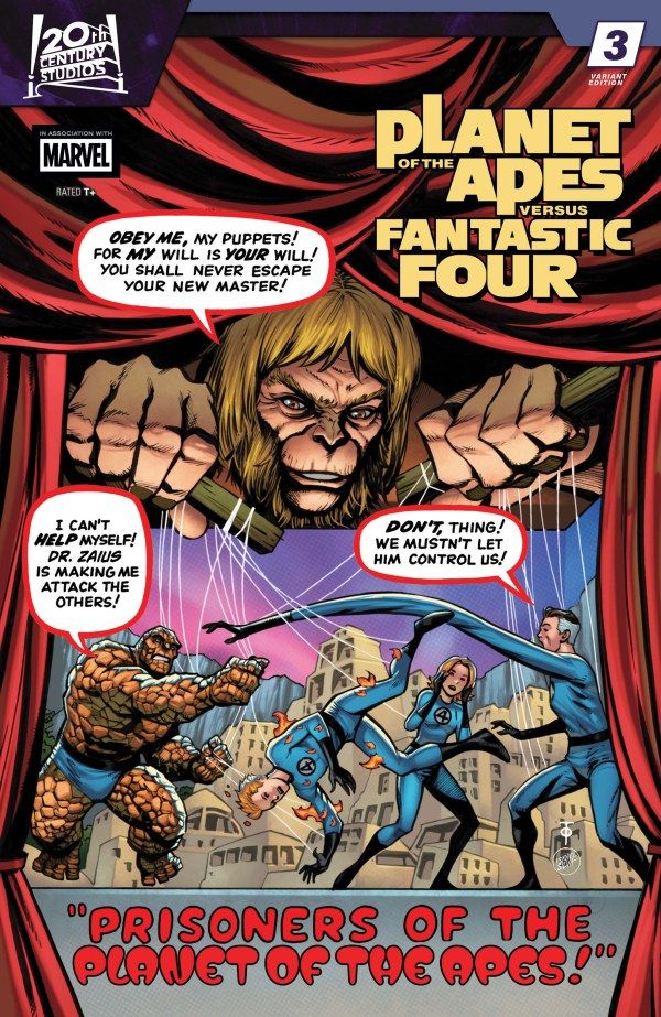 PLANET  OF THE APES VERSUS FANTASTIC FOUR (2026) #3 CVR B