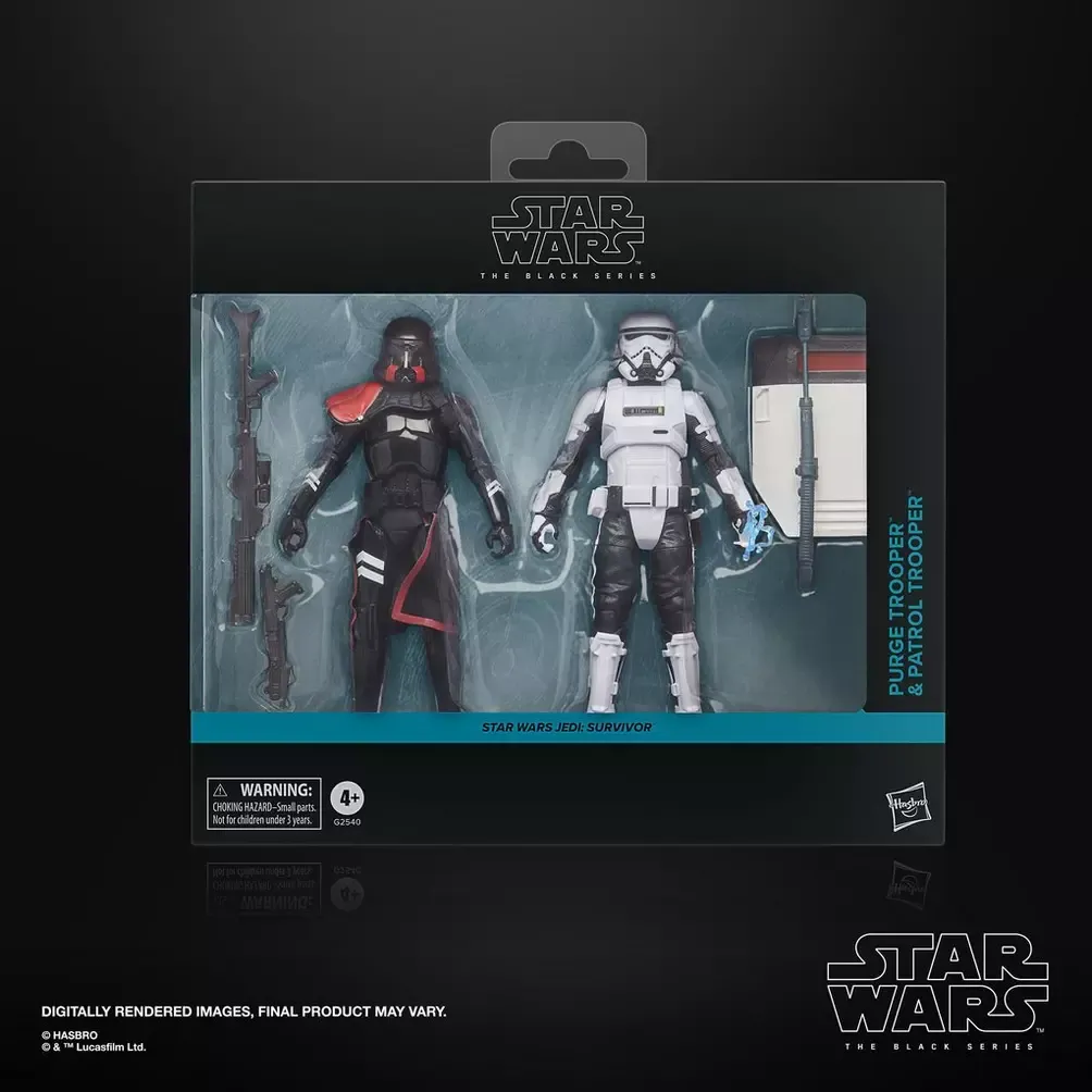 STAR WARS BLACK SERIES PURGE TROOPER &amp; PATROL TROOPER