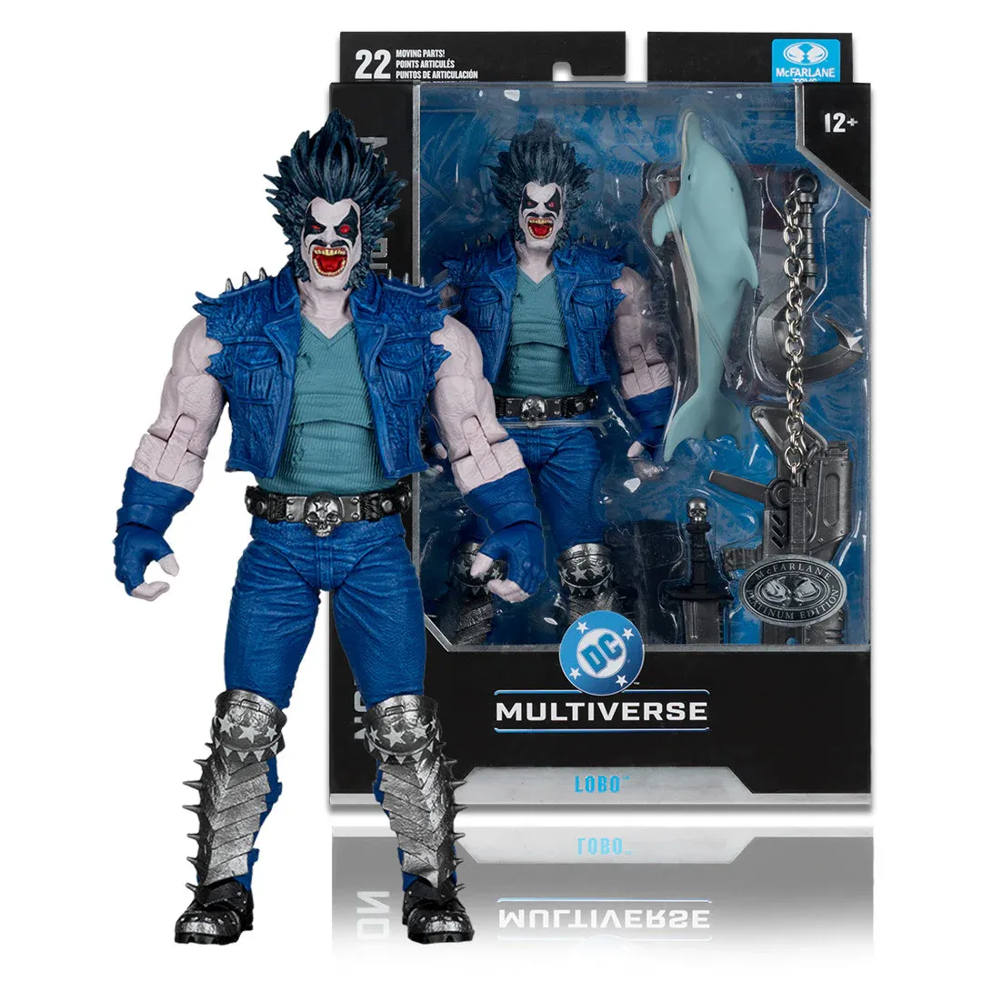 MCFARLANE DC MULTIVERSE LOBO (DC CLASSIC) PLATINUM EDITION