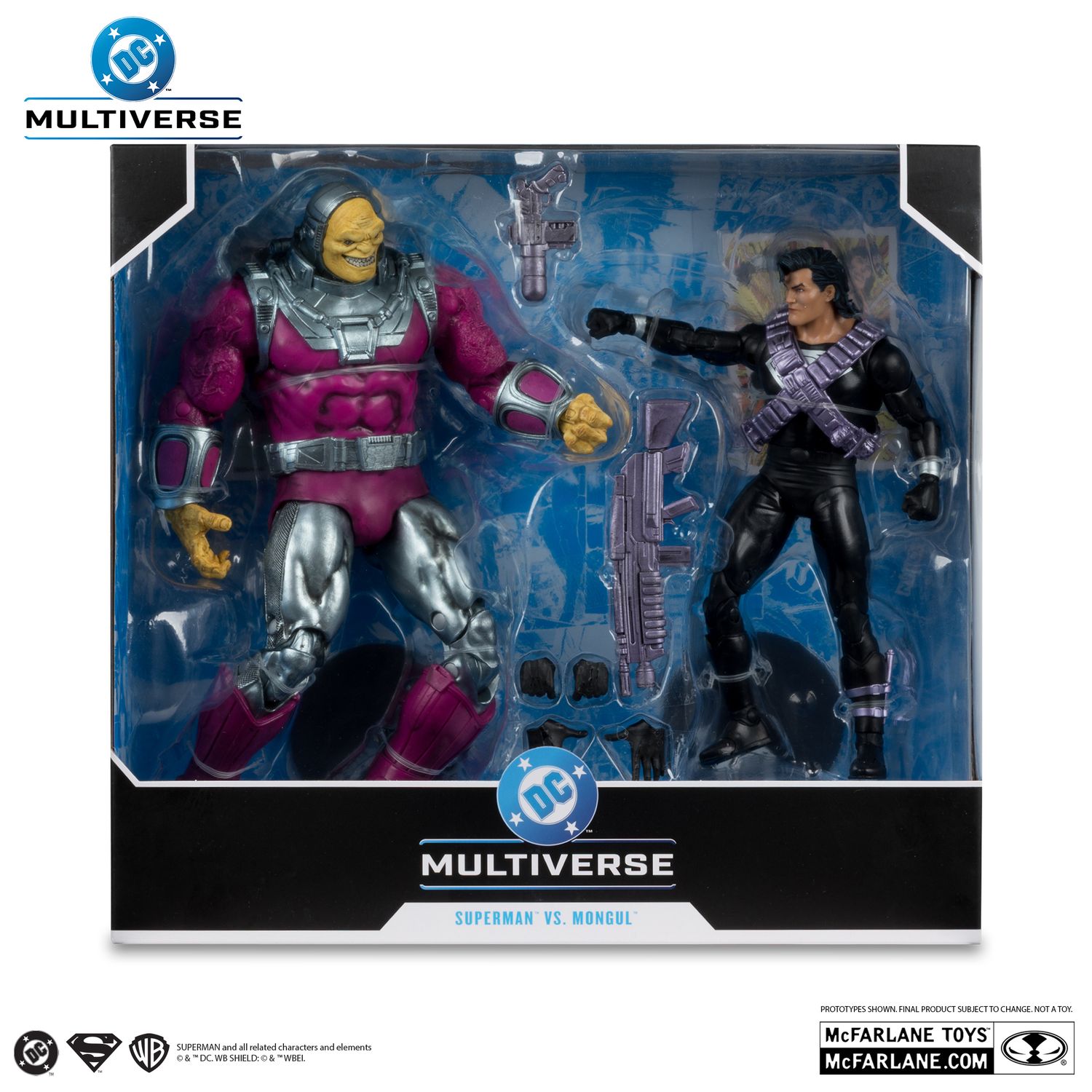 MCFARLANE DC MULTIVERSE SUPERMAN VS MONGOL (RETURN OF SUPERMAN)