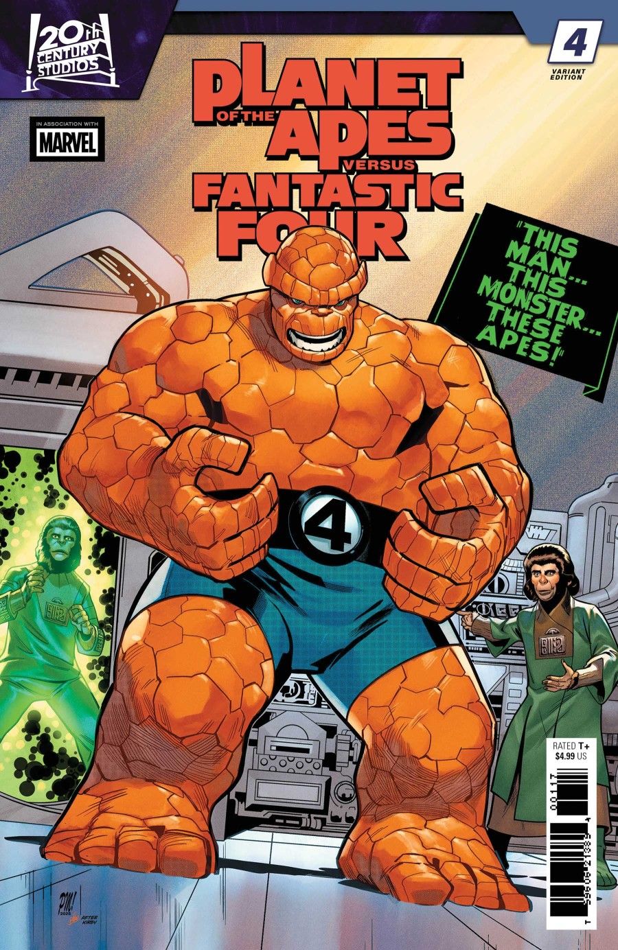PLANET OF THE APES VS FANTASTIC FOUR (2026) #4 CVR B