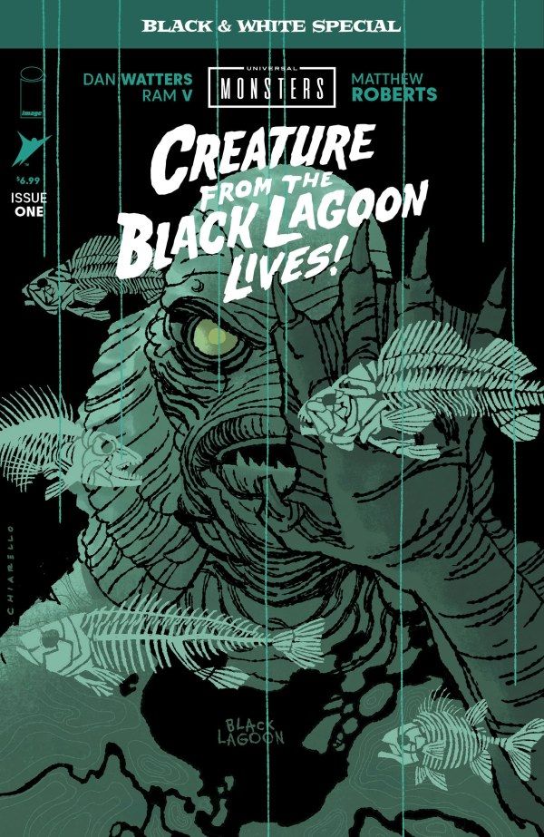 UNIVERSAL MONSTERS CREATURE FROM THE BLACK LAGOON LIVES BLACK &amp; WHITE SPECIAL (2026) #1 CVR B