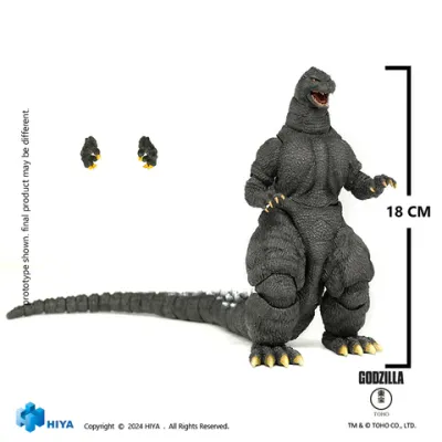 HIYA EXQUISITE BASIC GODZILLA VS KING GHIDORAH (1991) GODZILLA HOKKAIDO VERSION