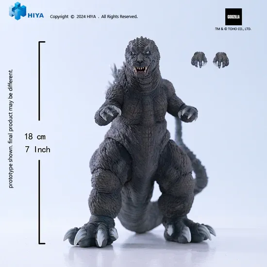 HIYA EXQUISITE BASIC GODZILLA MOTHRA AND KING GHIDORAH GIANT MONSTERS ALL-OUT ATTACK (2001)  GODZILLA