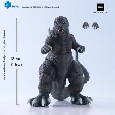 HIYA EXQUISITE BASIC GODZILLA MOTHRA AND KING GHIDORAH GIANT MONSTERS ALL-OUT ATTACK (2001)  GODZILLA