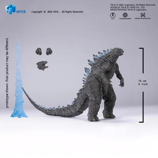 HIYA EXQUISITE BASIC GODZILLA (2014) GODZILLA TRANSLUCENT VERSION