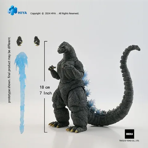 HIYA EXQUISITE BASIC GODZILLA VS KING GHIDORAH (1991) HEAT RAY GODZILLA HOKKAIDO VERSION