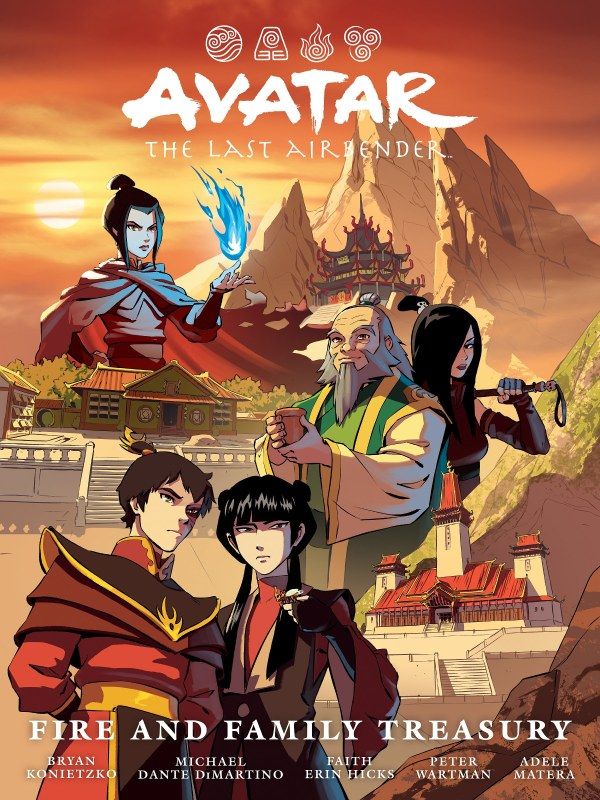 AVATAR THE LAST AIRBENDER FIRE AND FAMILY TREASURY LIBRARY EDITION HC