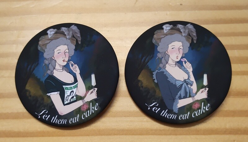 Marie-Antoinette &quot;Portrait à la rose&quot; button