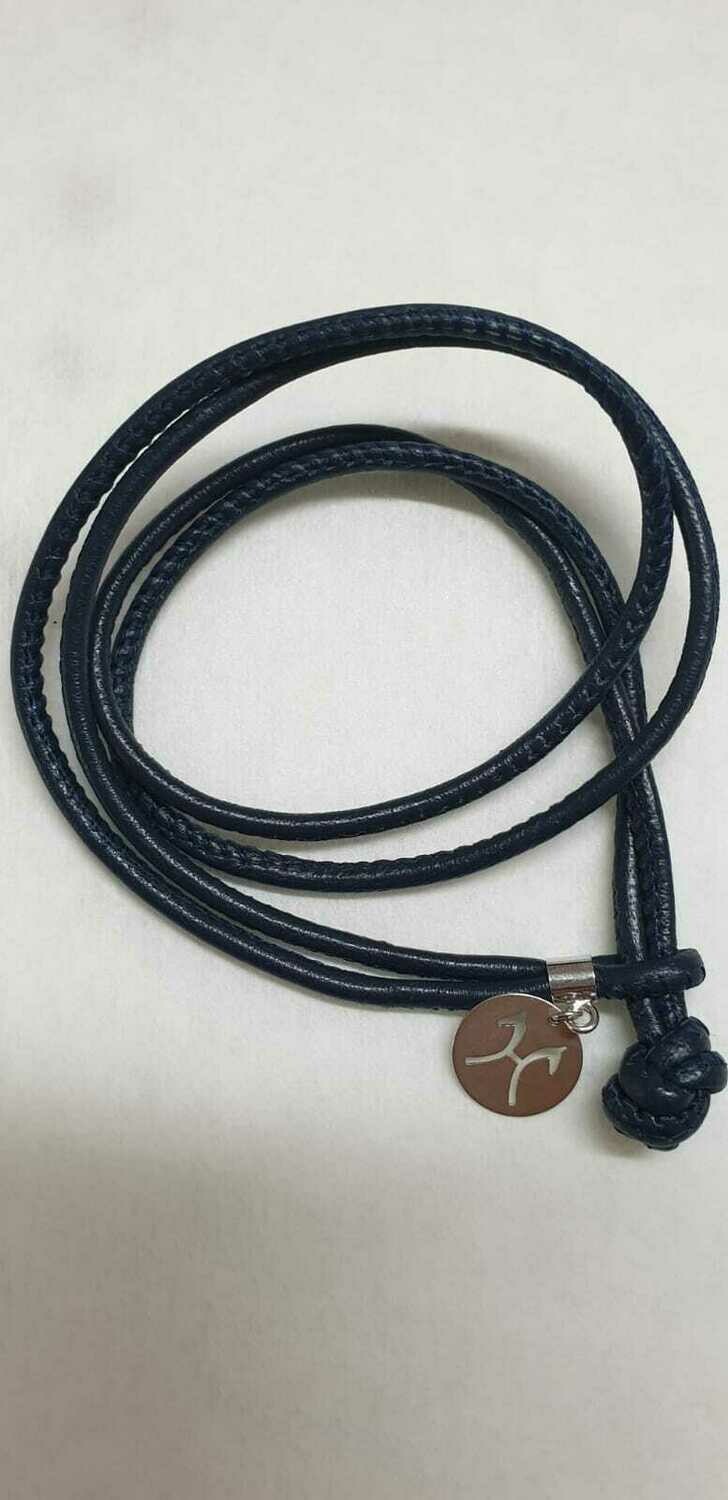 Lederarmband doppelt
