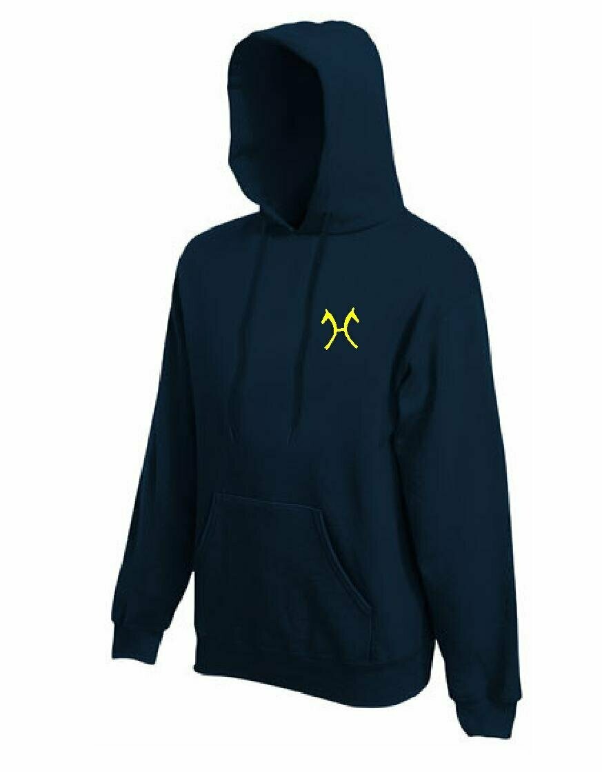 Hooded Sweatshirt Herren schwarz