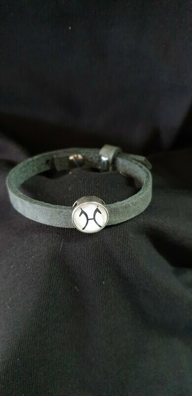 Lederarmband mit Schiebeperle Lederarmband mit Schiebeperle