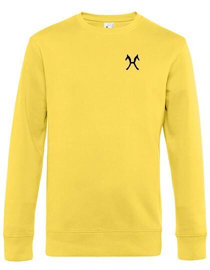 Hannoveraner Sweatshirt , Gr. L hellgelb, bestickt, leichte Qualität